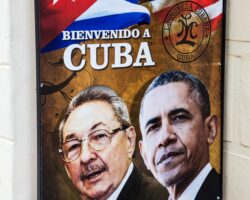 An american president in Cuba...
