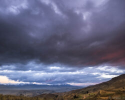 Sunset from Antacocha Lake - Coucher de soleil depuis le lac d'Antacocha