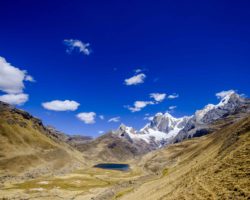 Laguna Mitucocha and Jirishanca mountain