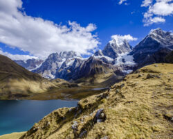First glimpse at Caracocha Lake - Premier regard sur le lac Caracocha
