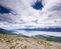 Beagle Canal and Tierra del Fuego on the other side