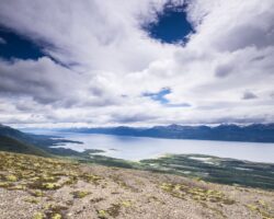 Beagle Canal and Tierra del Fuego on the other side