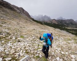 Snow and wind on a daily basis