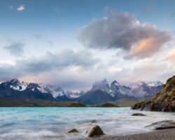 Sunset from Pehoe Camping