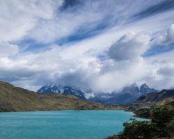 Bad weather coming on Pehoe Lake