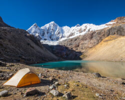 Bivouac near Lake Caramarca (aka the "sacred place")