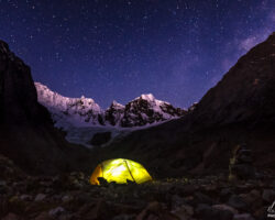 Bivouac at Lake Jurau