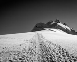 Nevado Yerupaja. The highest and main summit is the left one.