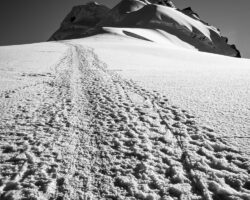 Nevado Yerupaja. The highest and main summit is the left one.