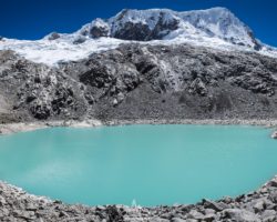 Laguna Matacocha and Nevado Pisco.