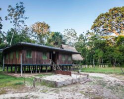 Ranger station really remote in the forest