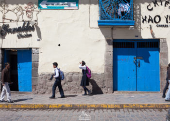 In the streets of Cusco