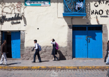In the streets of Cusco
