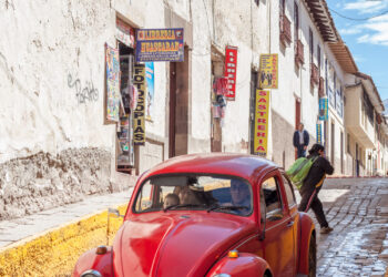 In the streets of Cusco