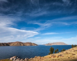 Amantani Island from Capachica Peninsula