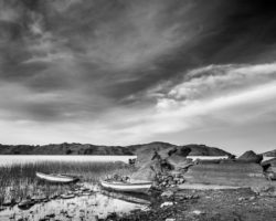 Sunset over Titicaca lake from Venancio's place (in Paramis, Capachica peninsula)