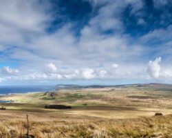 The whole island from the summit of Puakatike