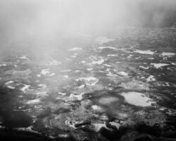 Rano Kau's marsh in the fog.