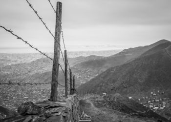Wall of shame : 16 km of barb wire and concrete walls.