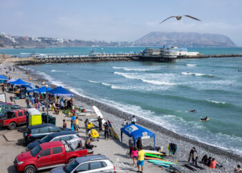 Rosa Nautica and surfers