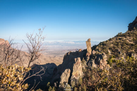 The Boot, a rocky monolith in the Chisos Mountains