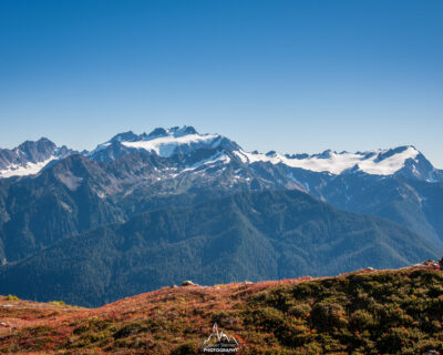 Olympic Range and autumn colors